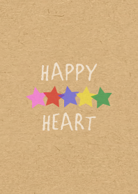 STAR HEART -5color KRAFT- 2