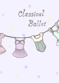 Pastel ballet leotard