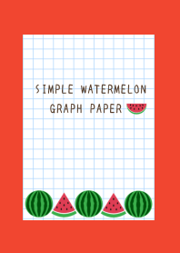 WATERMELON GRAPH PAPERj-RED