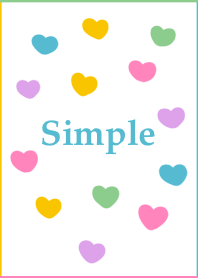 Simple, cute and colorful theme