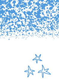 Starfish on the white beach