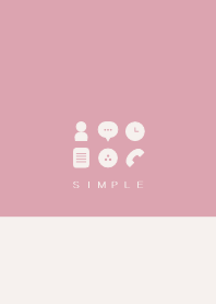 シンプル（beige pink))V.192