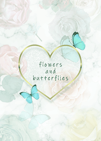 Flower, Heart and Marble bluegreen06_2