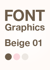 FONT Graphics Beige 01 (beige/simple)