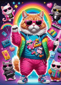 Cute dancing cat v.3