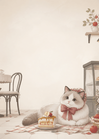 Scarlet Ragdoll Apple Cake Cafe