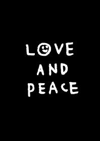 LOVE AND PEACE-Black-
