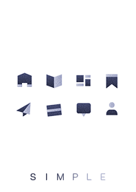 SIMPLE (Haze Blue)