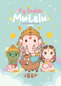 Mutelu & Pig Zodiac _ Fortune