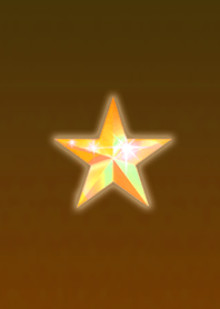Lucky simple orange star