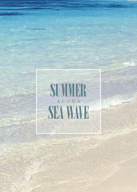 SUMMER BLUE SEA WAVE -HAWAII-