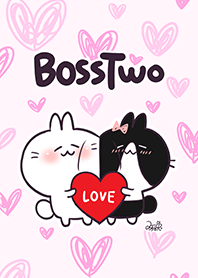BossTwo Cute Rabbits in Love