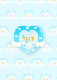 ハートシェイカー風　スカイブルー