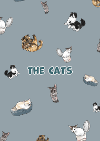 mixnekoneko7 / dusty blue