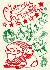 クリスマスイラストきせかえ