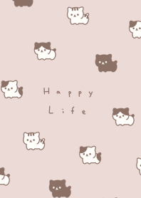 แมวเมี้ยว / pink beige.