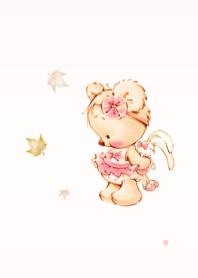 Baby Bear Bunny Falling Leaves (PKV2)
