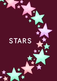 GRADATION CIRCLE STARS THEME 16