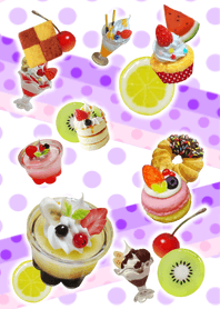 Fake sweets dot purple! Revised