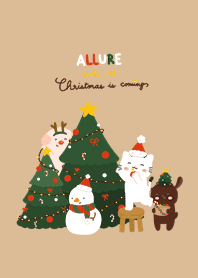 Allure goofy cat: Christmas is coming