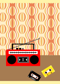 Radio Cassette Day on light yellow