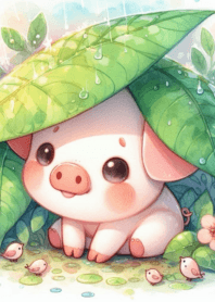 Cute little pig no.16