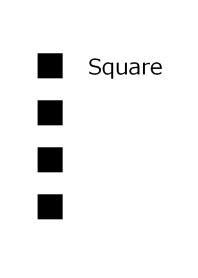 四角とシンプル７