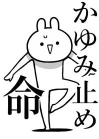 【かゆみ止め】命!好きすぎる名前着せかえ