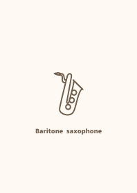 Eu amo saxofone barítono