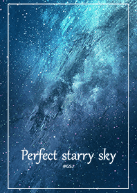 Perfect starry sky