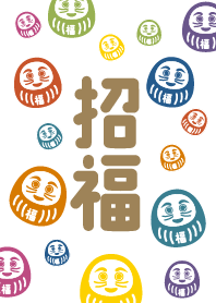 LUCKY DARUMA mini / Multi-Color