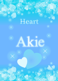 【あきえ】運気UP!幸せのハート青ブルー