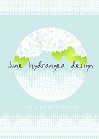June hydrangea design #cool #fresh