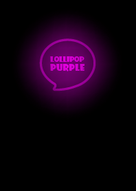 Love Lollipop Purple Neon Theme