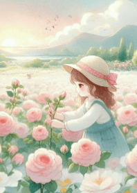 สาวน้อยน่ารักและธรรมชาติที่สวยงาม V.3