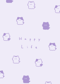whisker cats(pattern)-blue purple.
