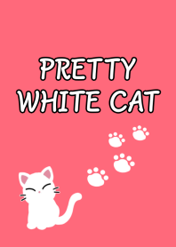 PRETTY WHITE CAT Theme/RED