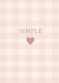 SIMPLE HEART_check rose(JP)