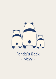 Panda's Back -Navy 7-