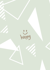 Stylish white triangles lots12