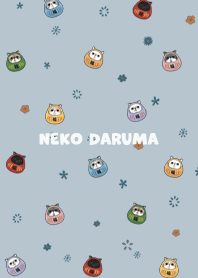 daruma-neko / light steel blue