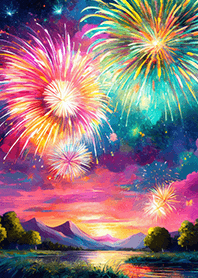 Beautiful Fireworks Theme#467