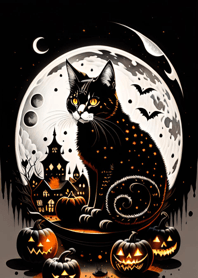 halloween cat 4d0D00