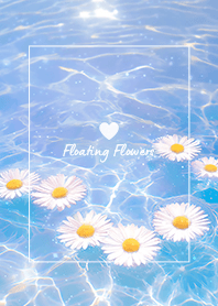 Floating Flowers (DY) -  01 Blue 3