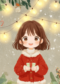 คริสต์มาสโทนน้ำตาลอ่อน