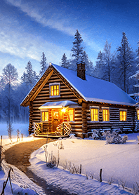 Beautiful real scenery(Winter-241)