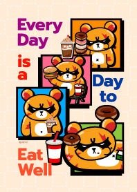 SERIOUS KUMA : Day to Eat