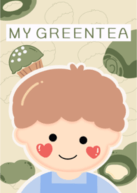 NongNguangseum with greentea.