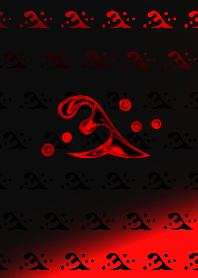 家紋☆二頭立浪2「赤/vividバージョン」