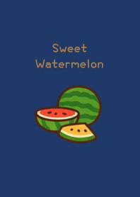 Cooling watermelon(Navy blue)
